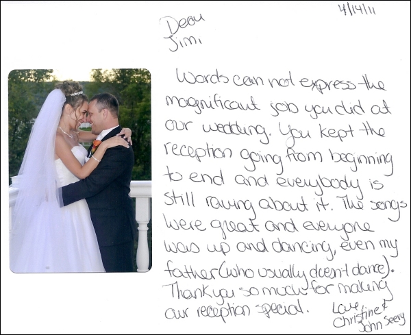 Christine & John Seery letter.