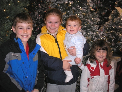 It's a full house! Timmy, Caitlynn, Michael and Sara Horgan. It's a full house! Timmy, Caitlynn, Michael and Sara Horgan.