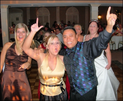 Nima parties with the bridesmaids and guests...and they all seem to be having a great&nbsp;time!