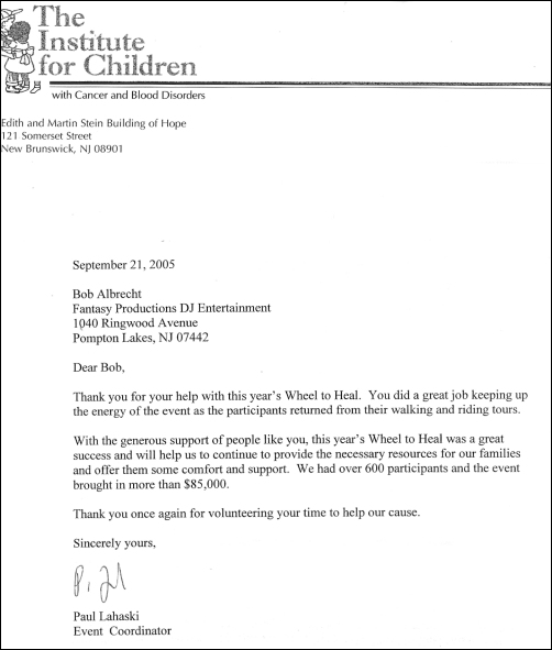 Thank you for your help with this year's Wheel to Heal...