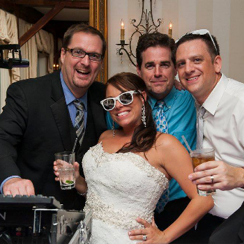 Bob & Neil with the bride and groom.