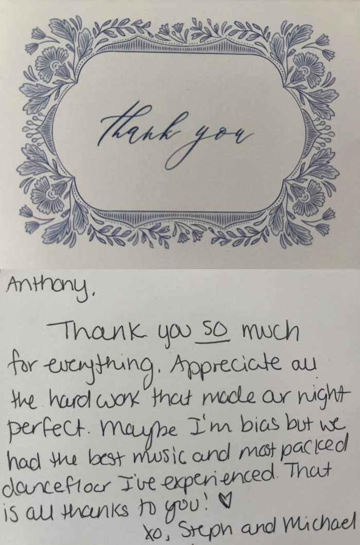 Stephanie & Michael McLaughlin thank you.