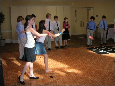 Fantasy Emcees provide a variety of fun games for the guests.